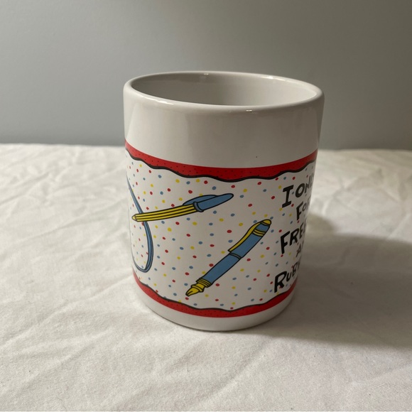 Hallmark Shoebox Greetings “I Only Work Here For The Free Pens And Rubber Bands” - Picture 2 of 6